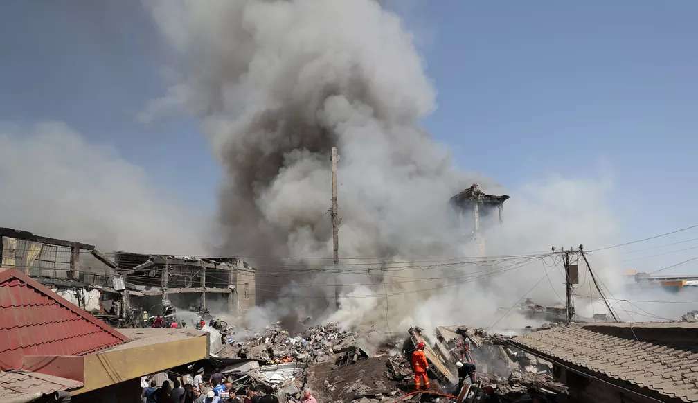 Explosão em shopping na Armênia deixa mortos e feridos
