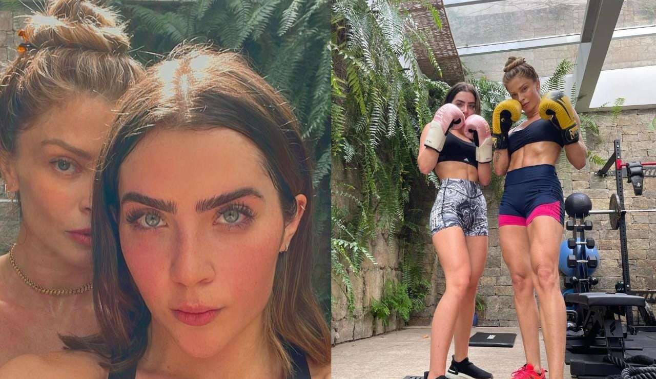 Jade Picon e Grazi Massafera treinam juntas
