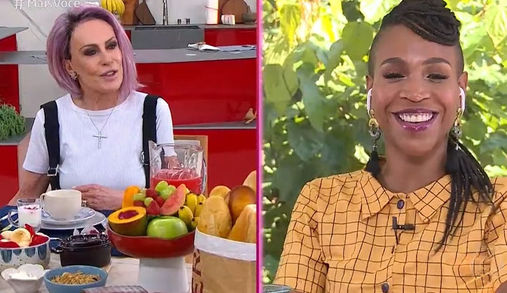 Karol Conká se compara a vilã Carminha no programa “Mais Você”