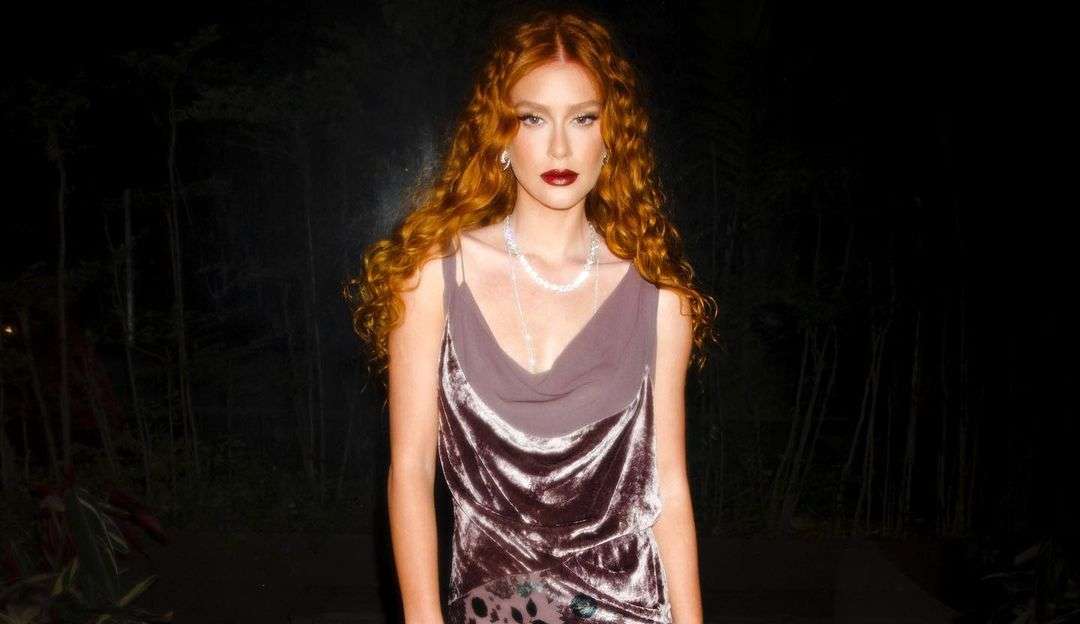 Marina Ruy Barbosa usa vestido da Dior em jantar beneficente