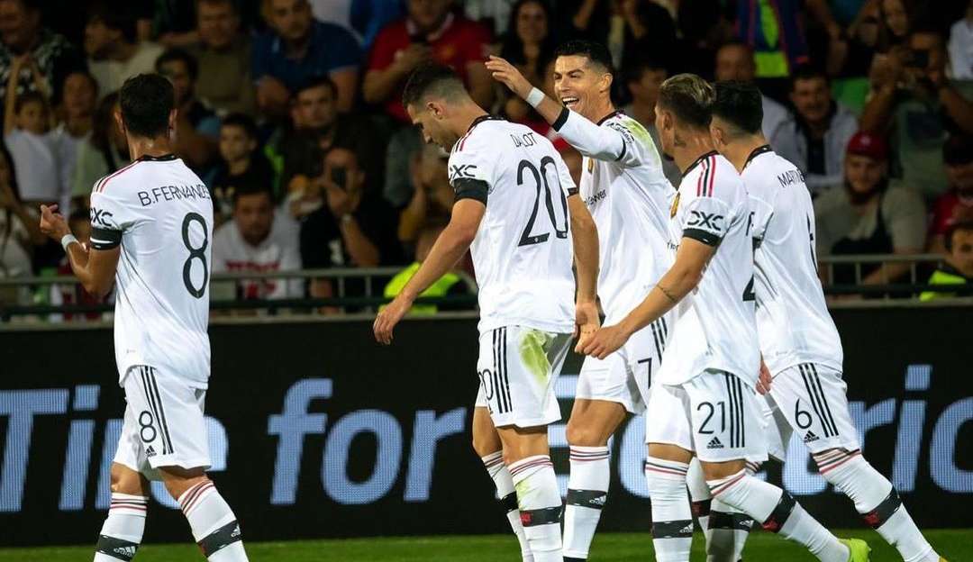 Manchester United vence o Sheriff com gol de Cristiano Ronaldo