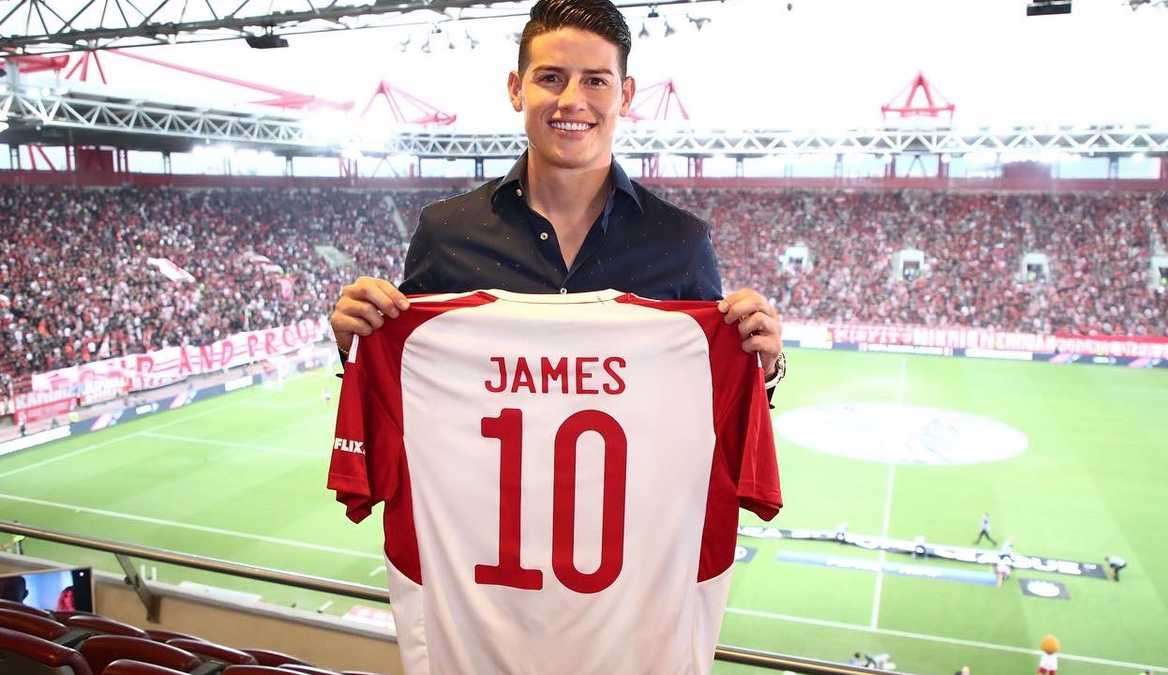 Olympiacos anuncia a contratação de James Rodríguez