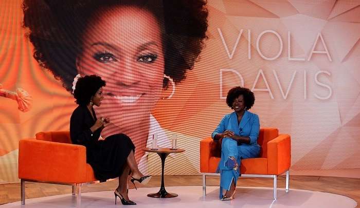 Viola Davis fala sobre, “A Mulher Rei”, em conversa com Maju Coutinho no Fantástico