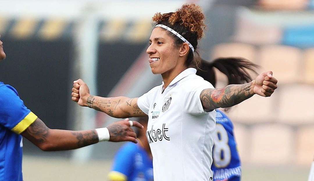 Santos goleia o Taubaté e recorde de Cristiane da nome a partida