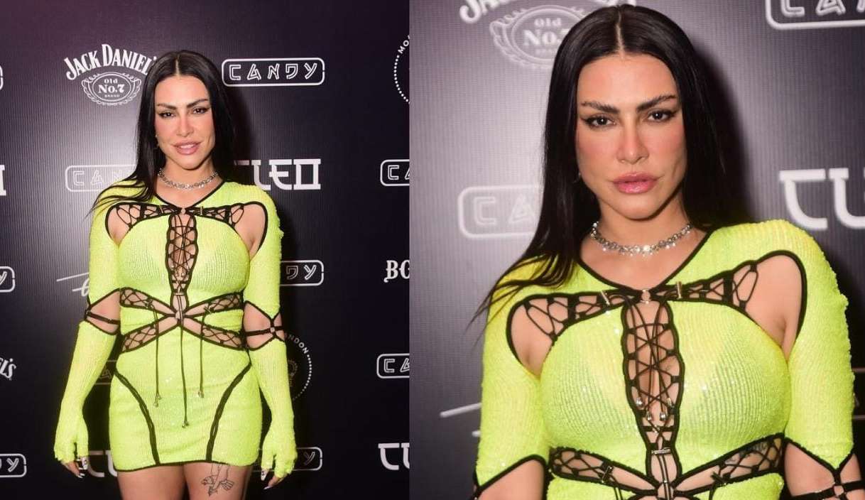 Cleo celebra 40 anos com festa neon