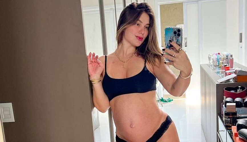 Virginia Fonseca exibe barriga na reta final da gestação