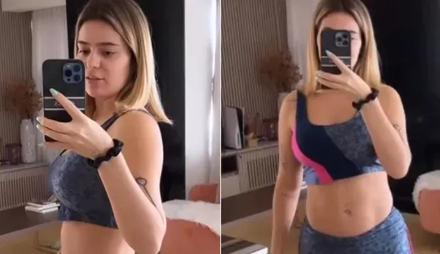 Viih Tube mostra a barriguinha de grávida