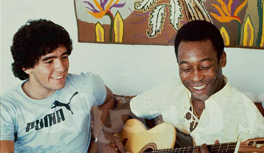 Como um Flamengo e Atlético-MG proporcionou o primeiro encontro de Pelé e Maradona