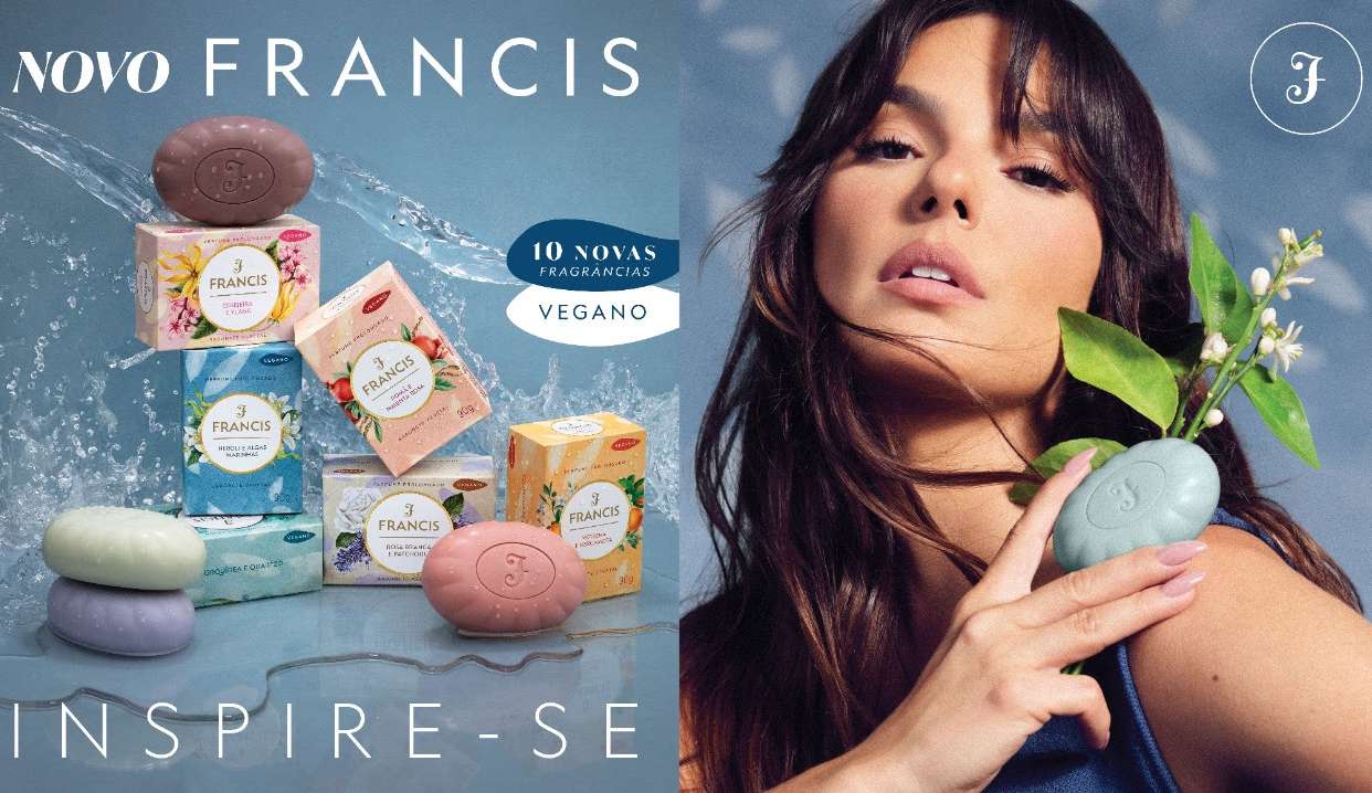 Francis estreia campanha com Isis Valverde