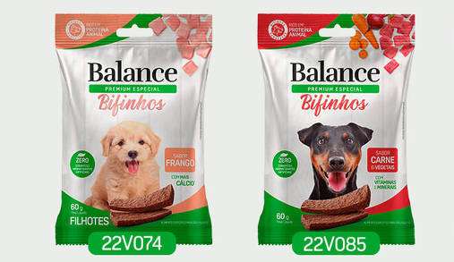 Senacon manda recolher os petiscos caninos Balance Bifinho