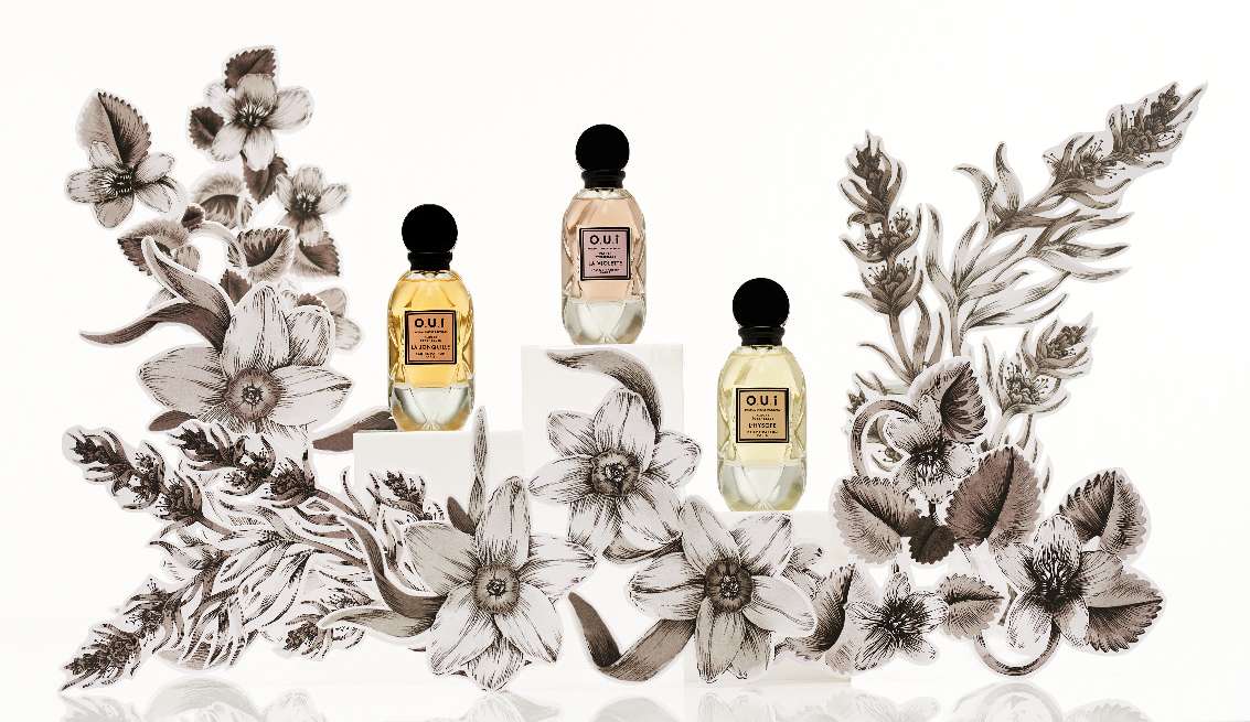 O.U.i Paris lança fragrâncias com flores inesperadas da alta perfumaria francesa