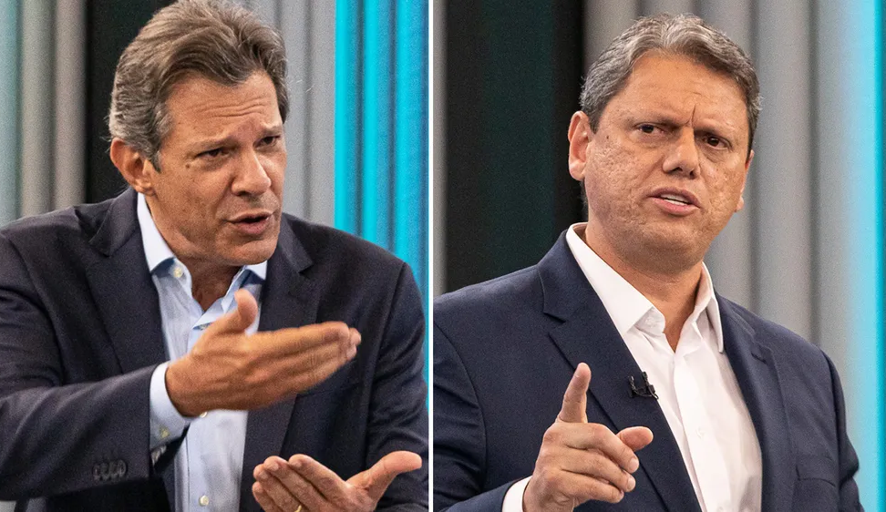 Tarcísio e Haddad realizam último debate antes do segundo turno