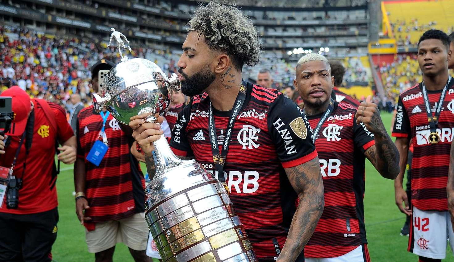 Gabigol se iguala a Luizão como o maior artilheiro brasileiro da Libertadores