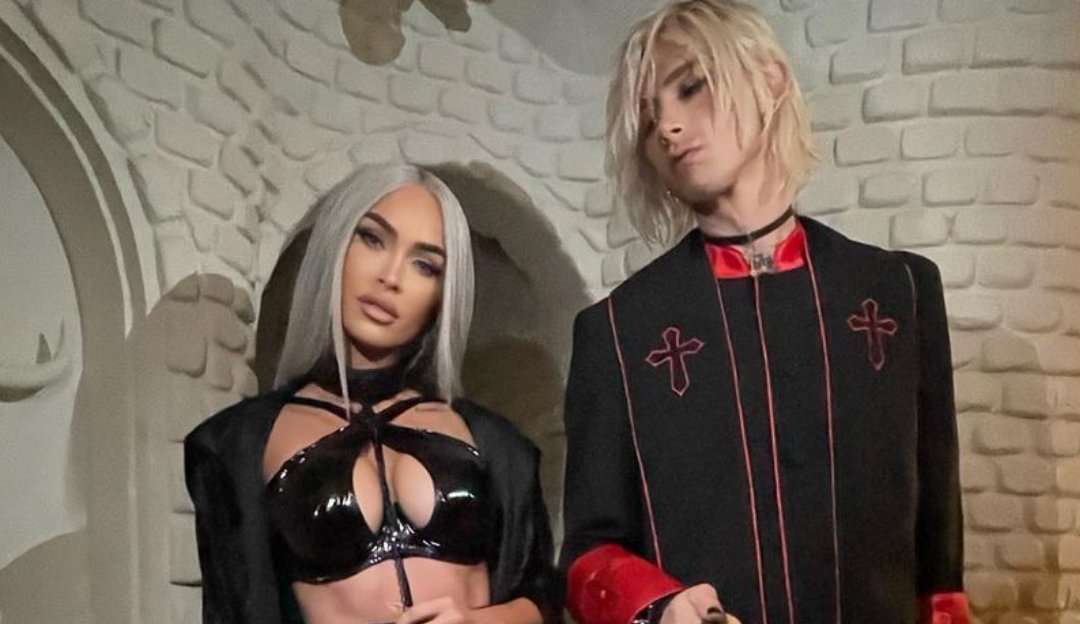 Megan Fox e Machine Gun Kelly são alvos de críticas após usarem fantasia religiosa
