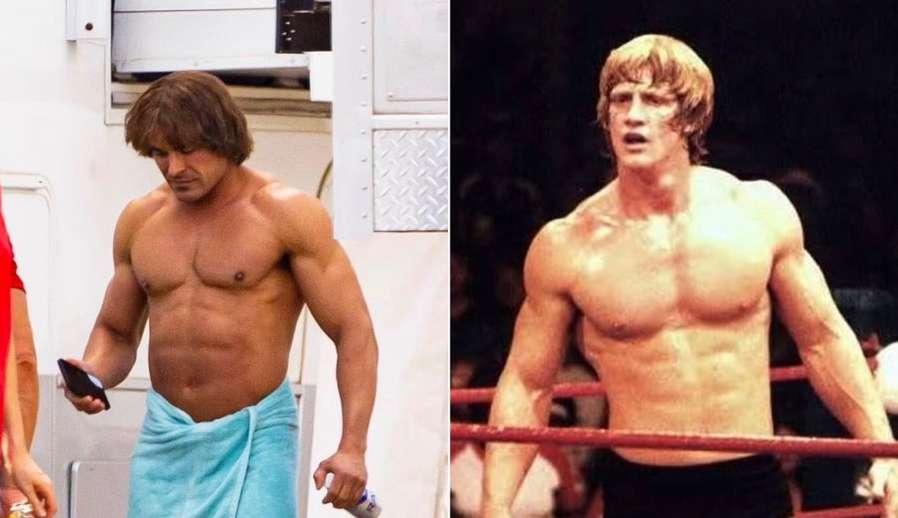 Zac Efron aparece irreconhecível no set de “The Iron Claw”