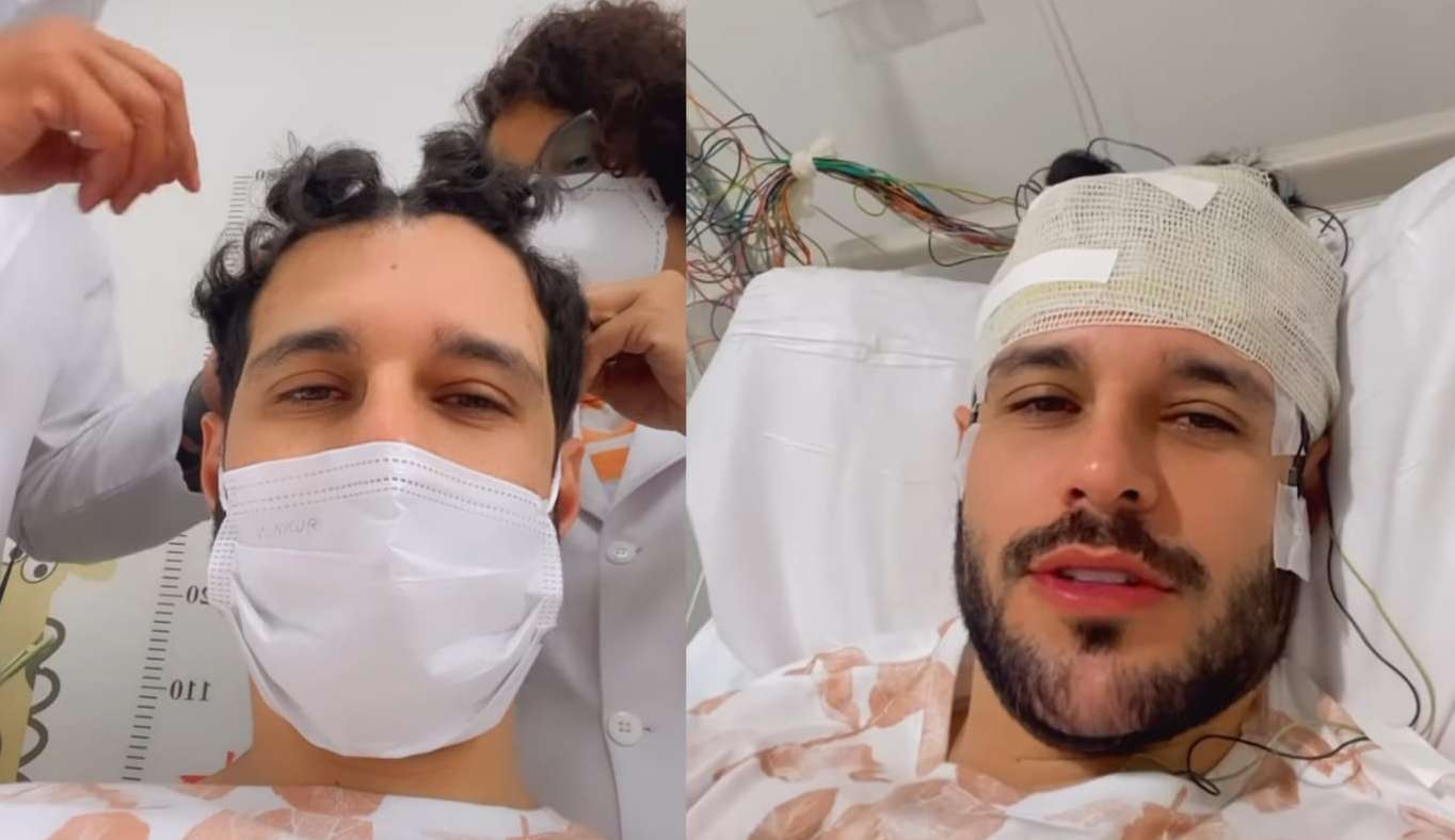 Rodrigo Mussi faz exame para registrar atividade cerebral e compartilha no Instagram