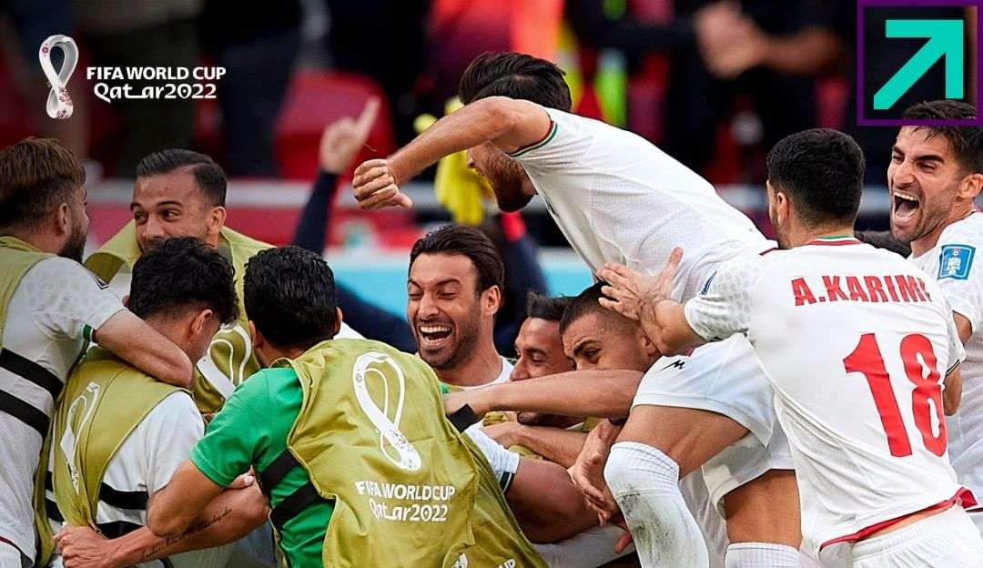 Com gols nos acréscimos, Irã vence País de Gales e consegue a primeira vitória na Copa do Mundo