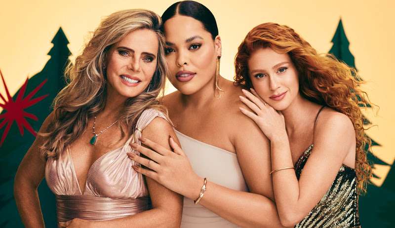 Marina Ruy Barbosa e Bruna Lombardi estrelam campanha de Natal