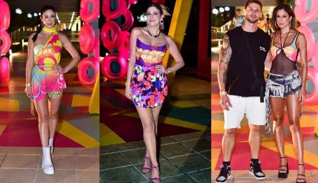 Confira os looks da farofa da Gkay