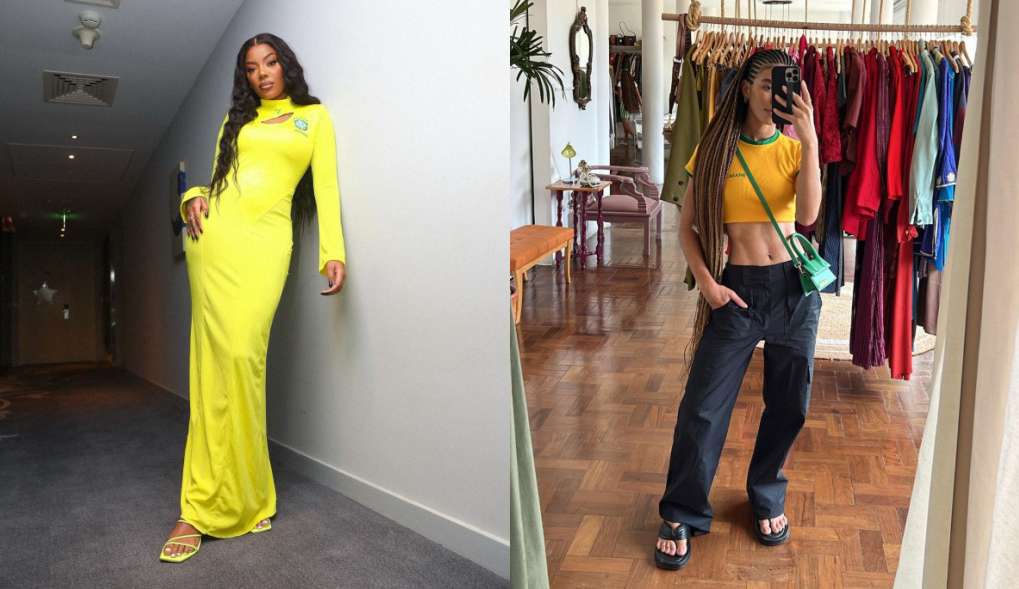 Confira os looks que as famosas estão usando para assistir a Copa do Mundo