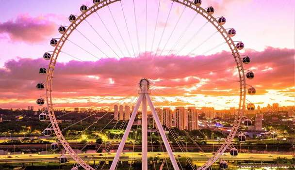 Maior roda-gigante da América Latina é inaugurada na Zona Oeste de SP