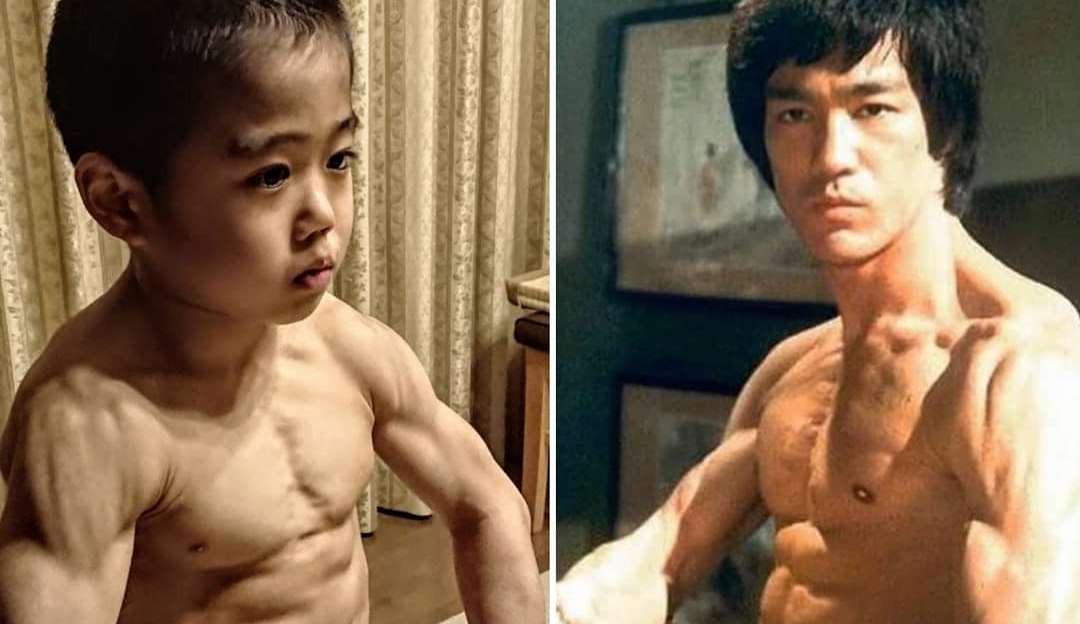 Fisiculturista japonês de 12 anos impressiona a internet