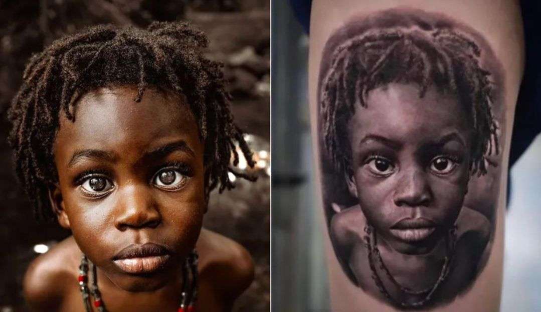 Mãe de criança com rosto tatuado em desconhecido sem autorização entra com ação na Justiça do Rio