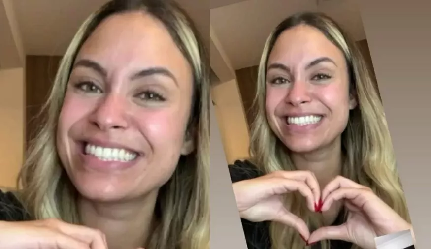 Ex-BBB Sarah conhece a família de Gilberto