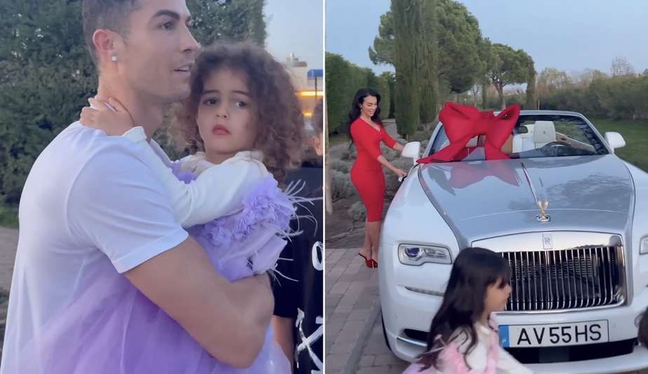 Cristiano Ronaldo ganha carrão de presente de natal de sua esposa Georgina