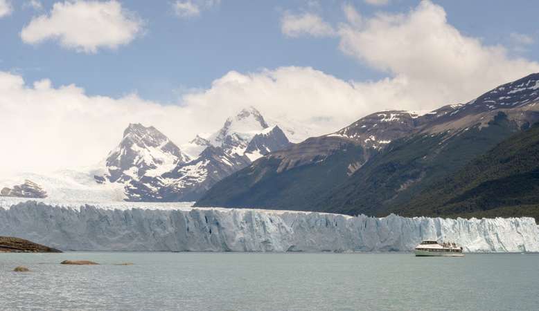Na Argentina verão com paisagens geladas e estonteantes