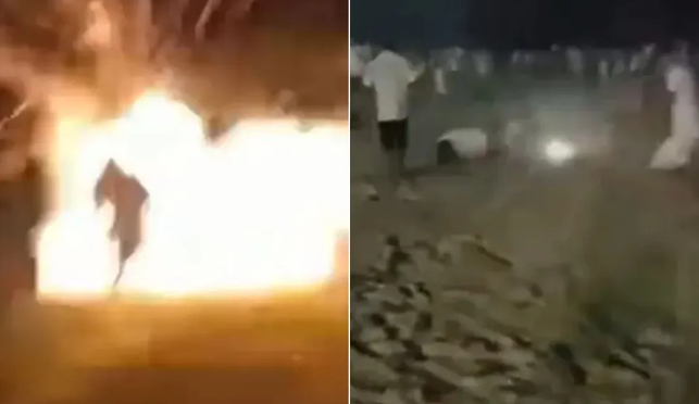 Mulher morre atingida por rojão na virada do ano