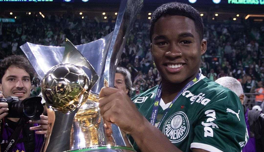 Endrick é eleito o quinto jogador mais promisso do mundo