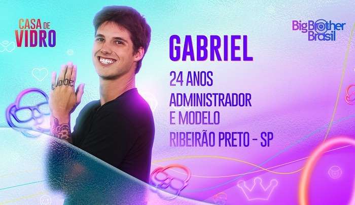 BBB: Integrante da Casa de Vidro é modelo e tem fama de garanhão