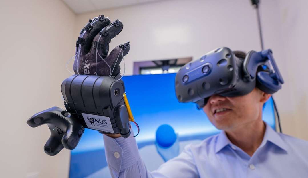 Cientistas desenvolvem luva capaz de sentir objetos no metaverso