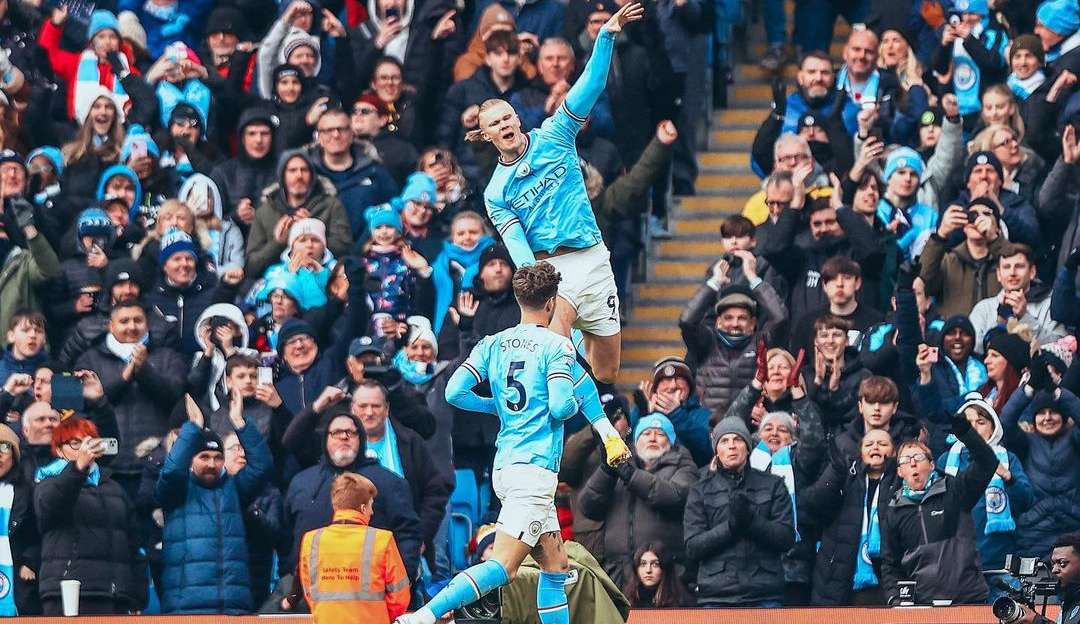 Haaland anota hat-trick e Manchester City vence na Premier League