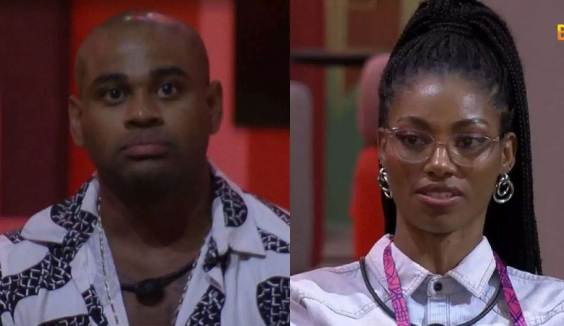 Cezar discute com Tina por motivo inusitado e situação vira meme