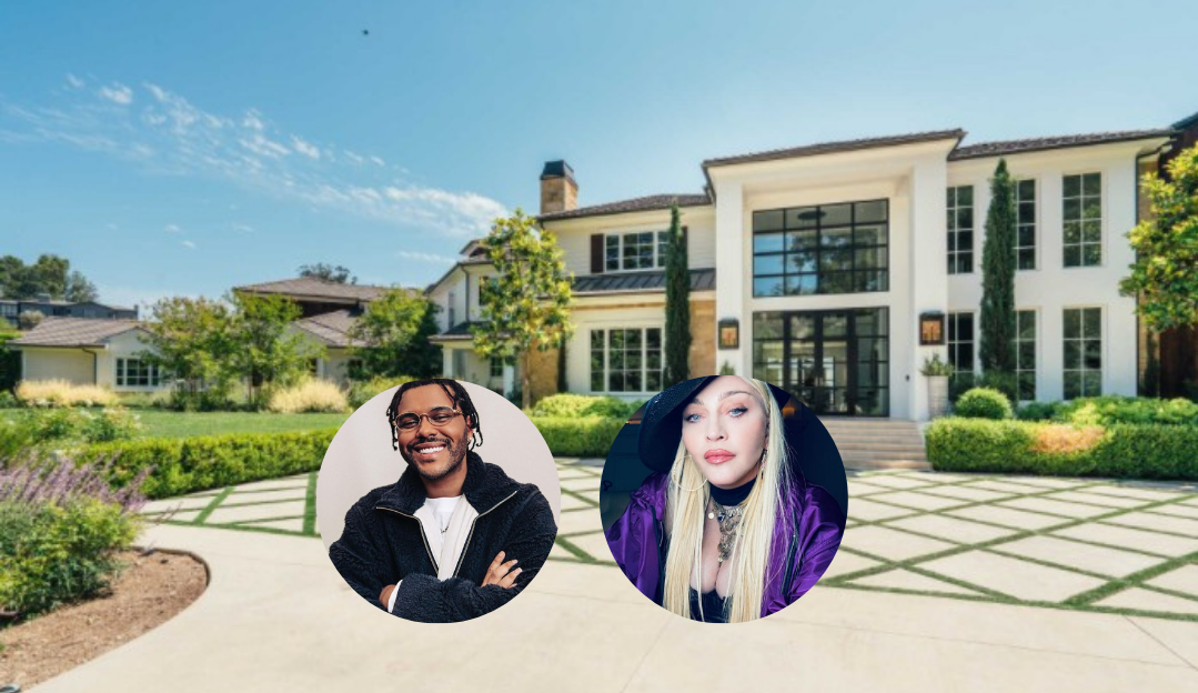 Madonna compra mansão de The Weeknd em Los Angeles, estimada em mais de R$ 110 milhões
