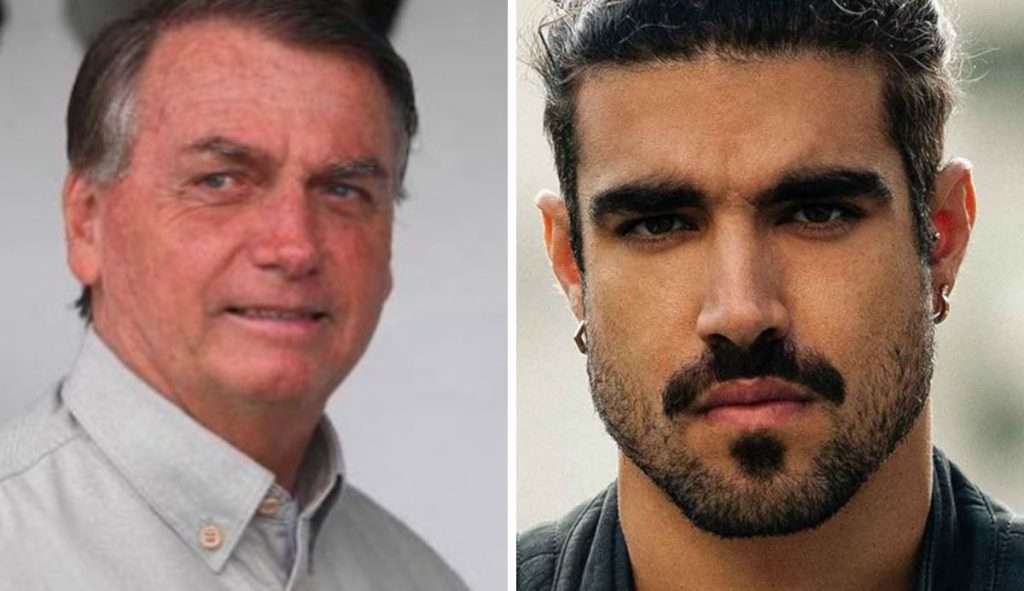 Nos Estados Unidos Bolsonaro participa de jantar com Caio Castro