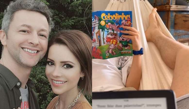 Lucas Lima compartilha momento de leitura com o filho no Instagram