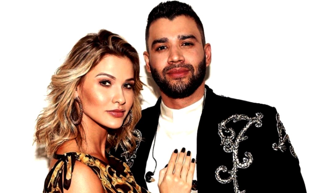 Gusttavo Lima e Andressa Suita passam o domingo juntos em iate