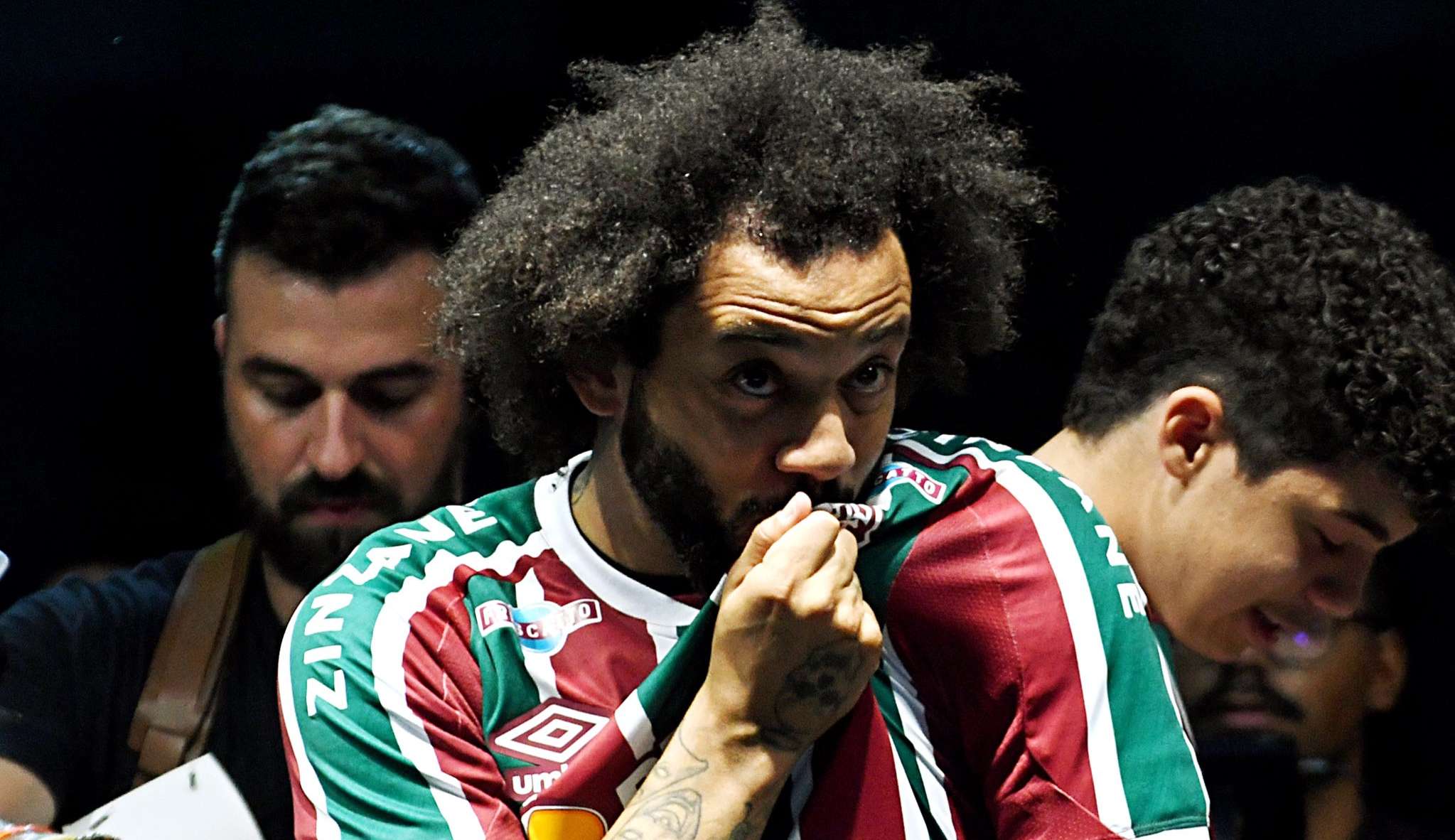 Marcelo é apresentado e diz que jogaria em qualquer posição pelo Fluminense