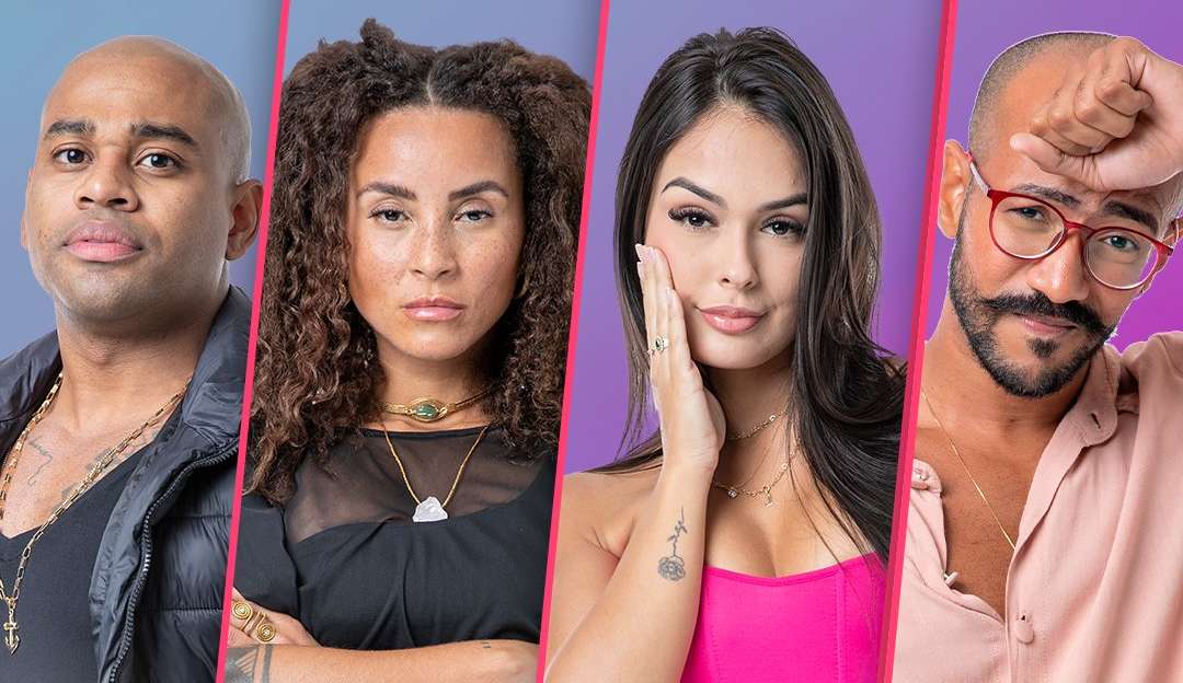Paredão do BBB 23 é formado por Domitila Barros, Cezar Black, Larissa e Ricardo