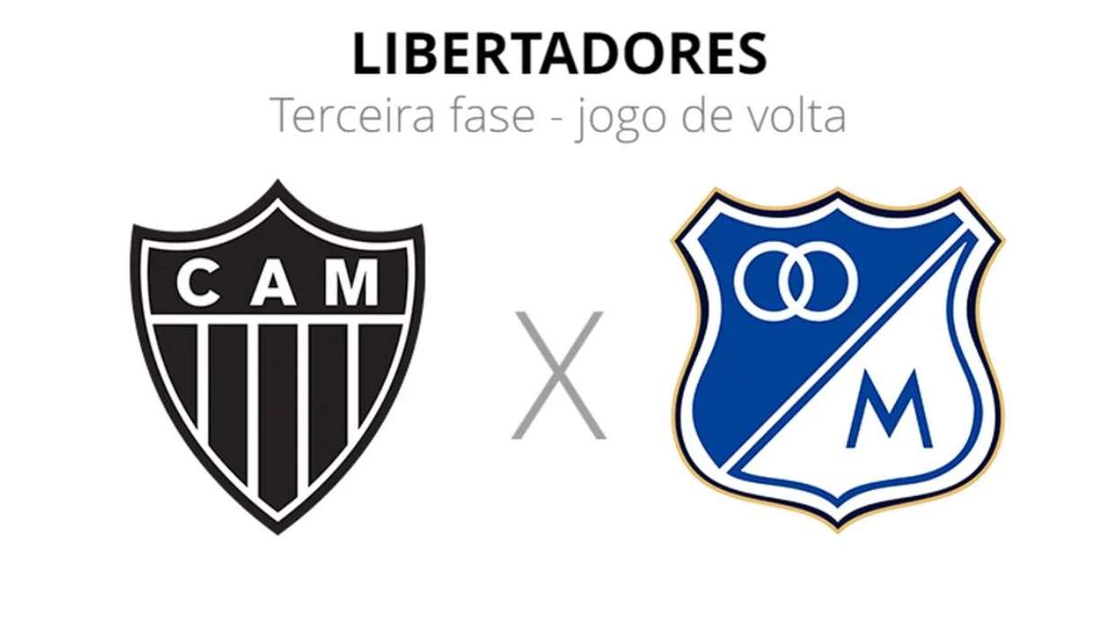 Atlético Mineiro e Millonarios encaram duelo decisivo