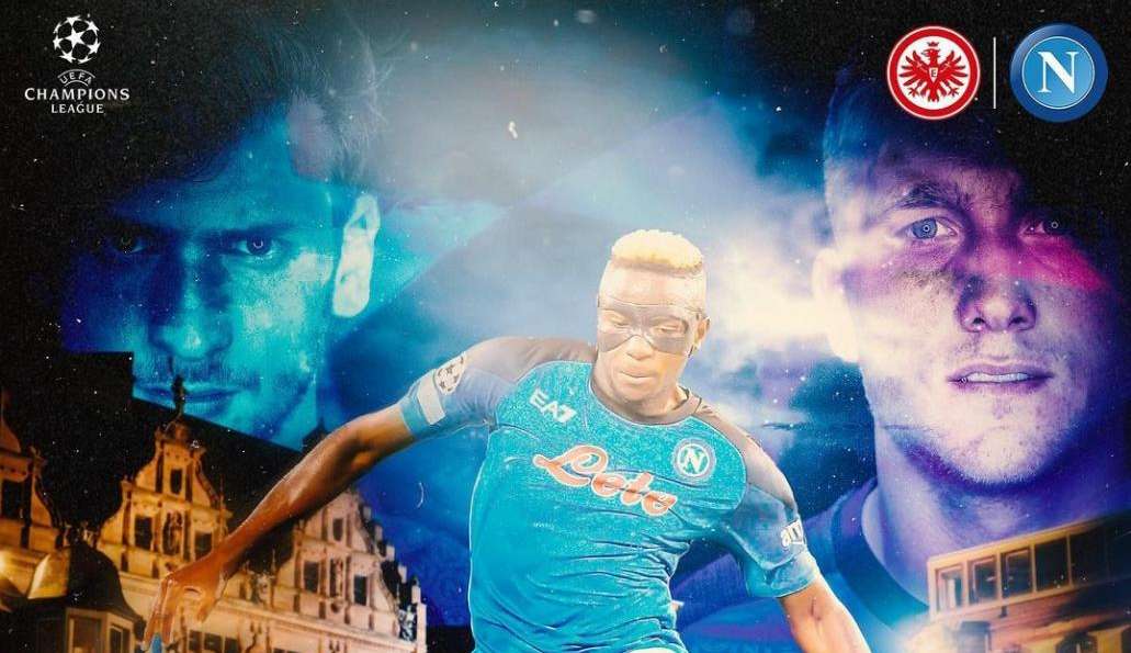Napoli x Eintracht Frankfurt: onde assistir, horário e escalações do jogo de volta da Champions League