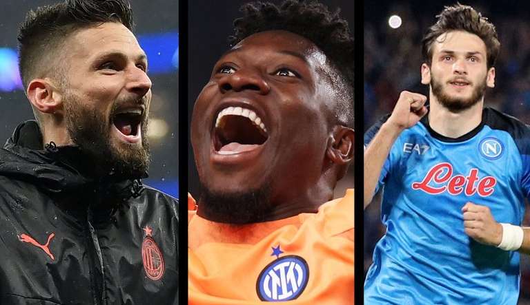 UEFA Champions League 2022/2023: 17 anos depois, Itália volta a ter três representantes nas quartas