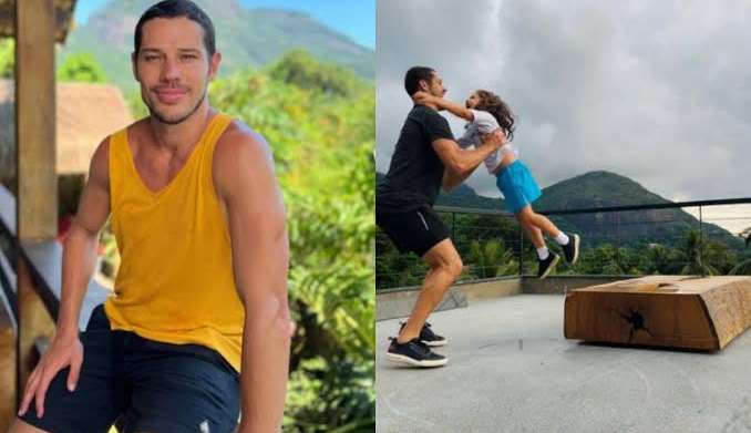 José Loreto compartilha treino de boxe em companhia da sua filha