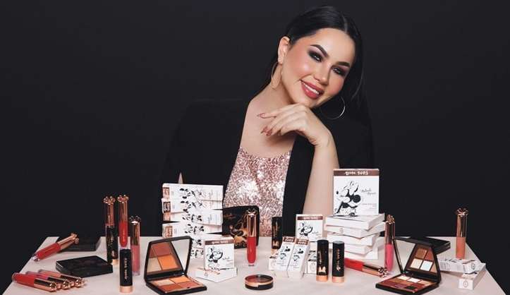 Bruna Tavares lança coleção de maquiagem licenciada com Minnie Mouse