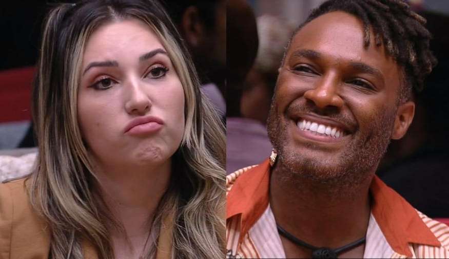 Amanda recebe placa de Fred Nicácio