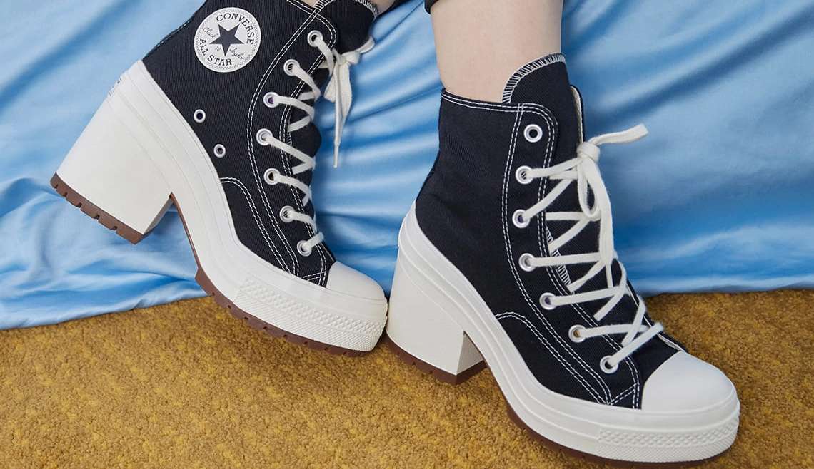 Converse lança atualização do tênis de salto alto anos 2000