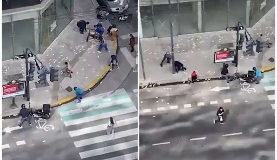 Assalto frustrado resulta em R$ 167,1 mil jogados nas ruas de Buenos Aires